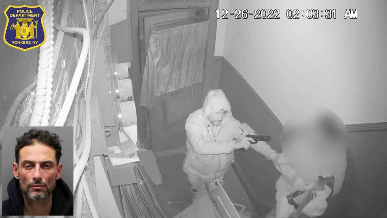 David Melendez, age 44, allegedly robbed a victim in Yonkers on New Main Street.