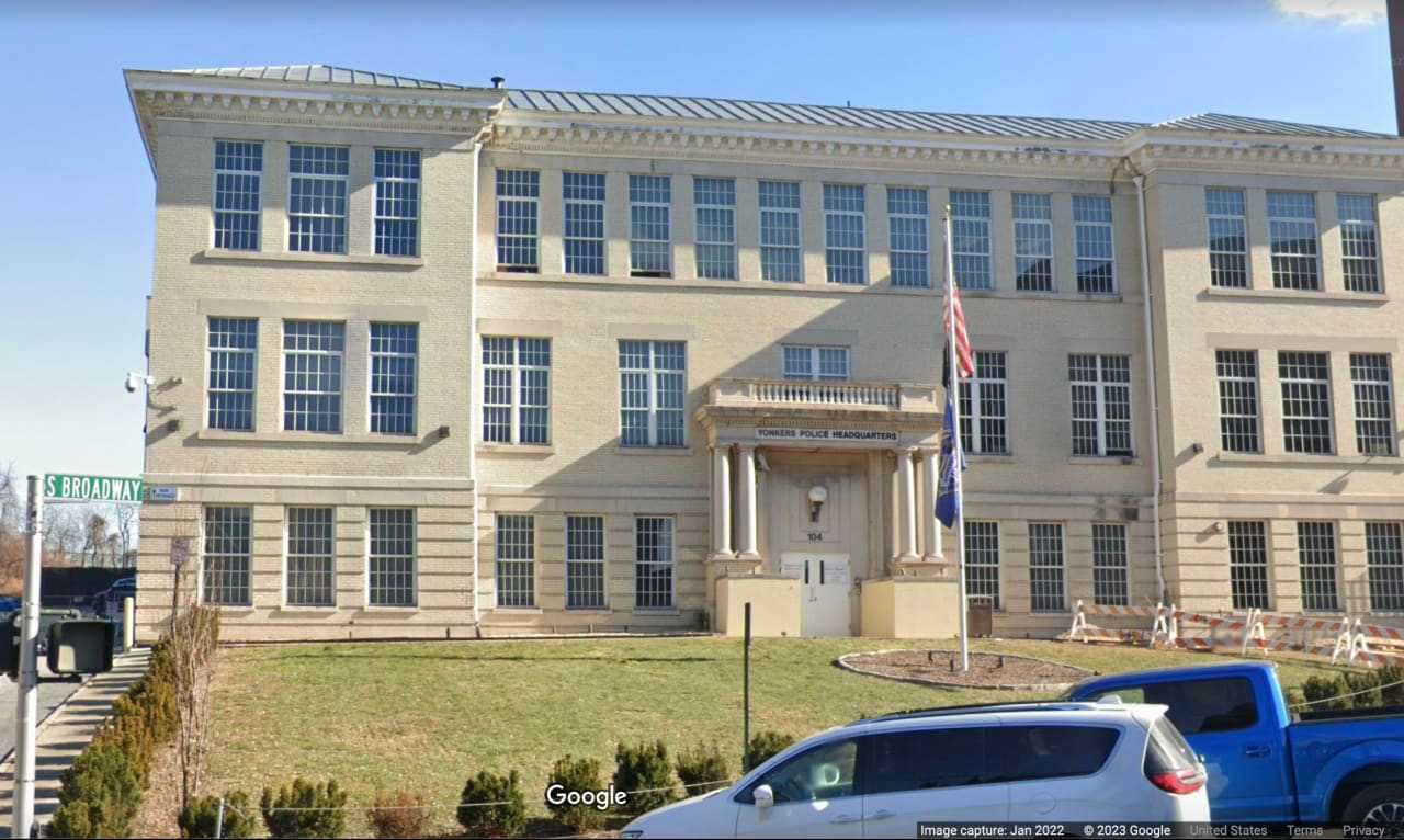 The incident happened at Yonkers Police Headquarters.