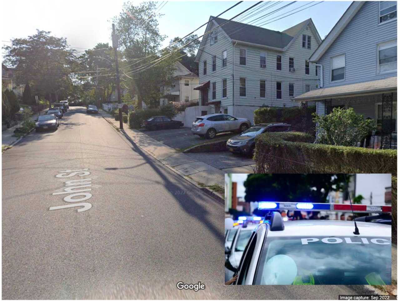 The area of the fatal shooting.
