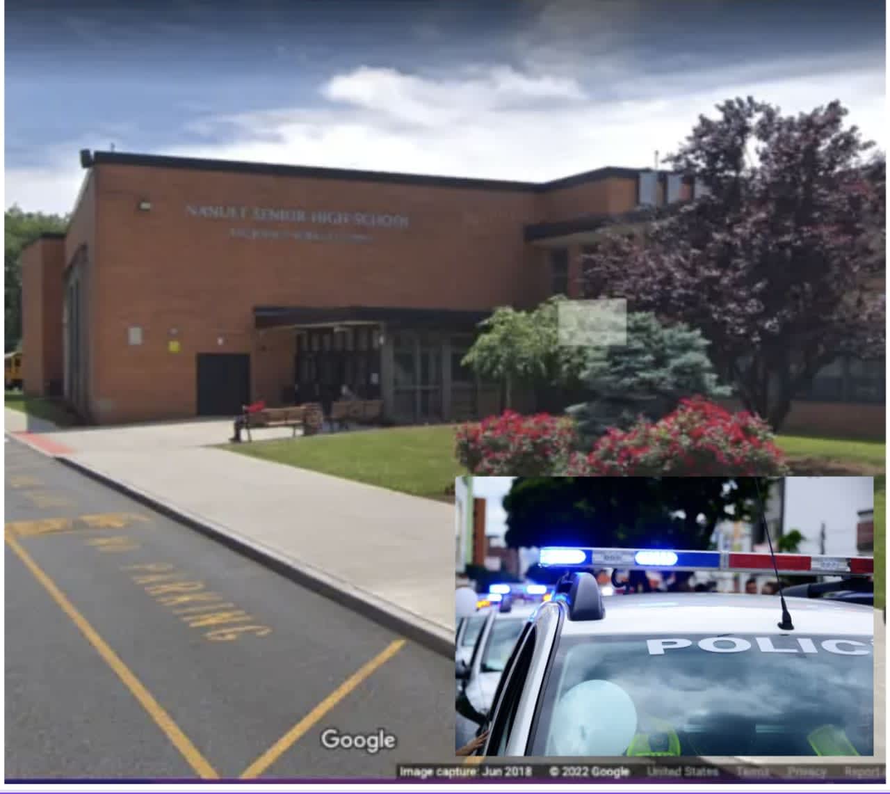 A student at Nanuet High School was charged for allegedly having a loaded gun.