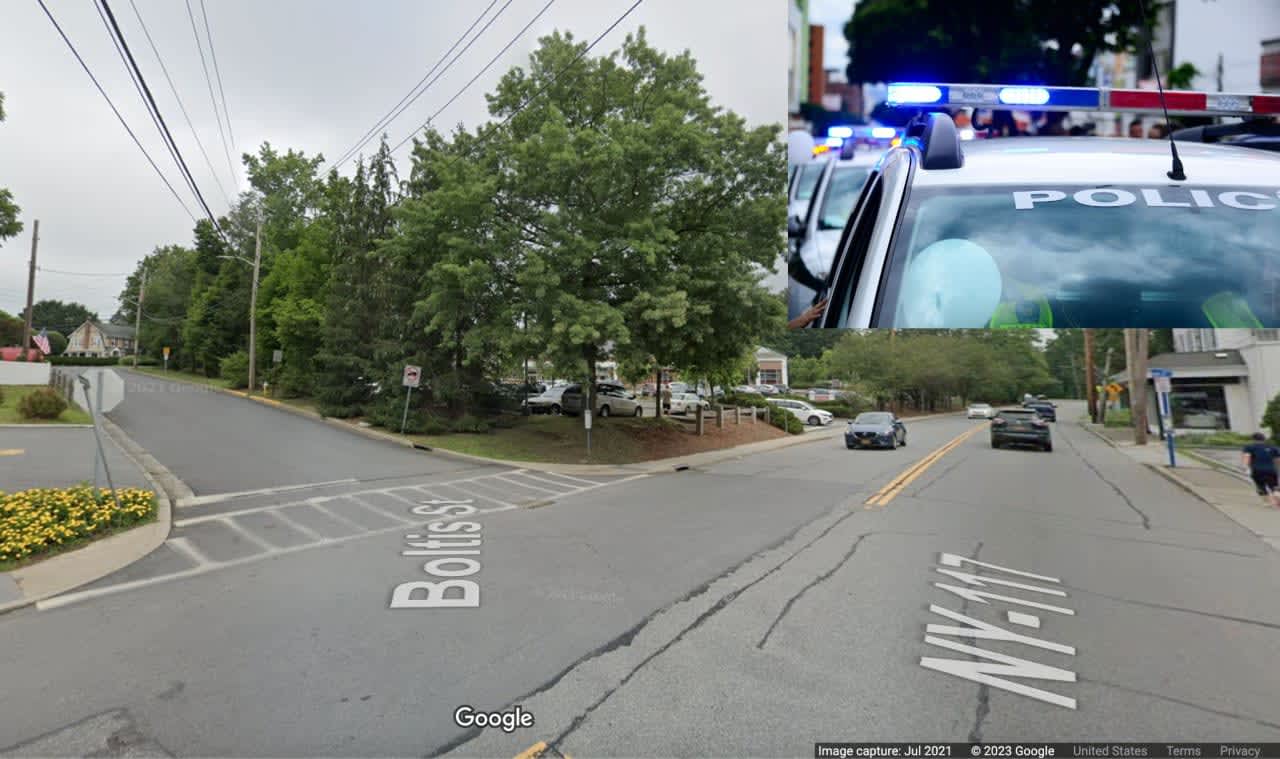 The hit-and-run happened at the intersection of Main Street and Boltis Street in Mount Kisco.