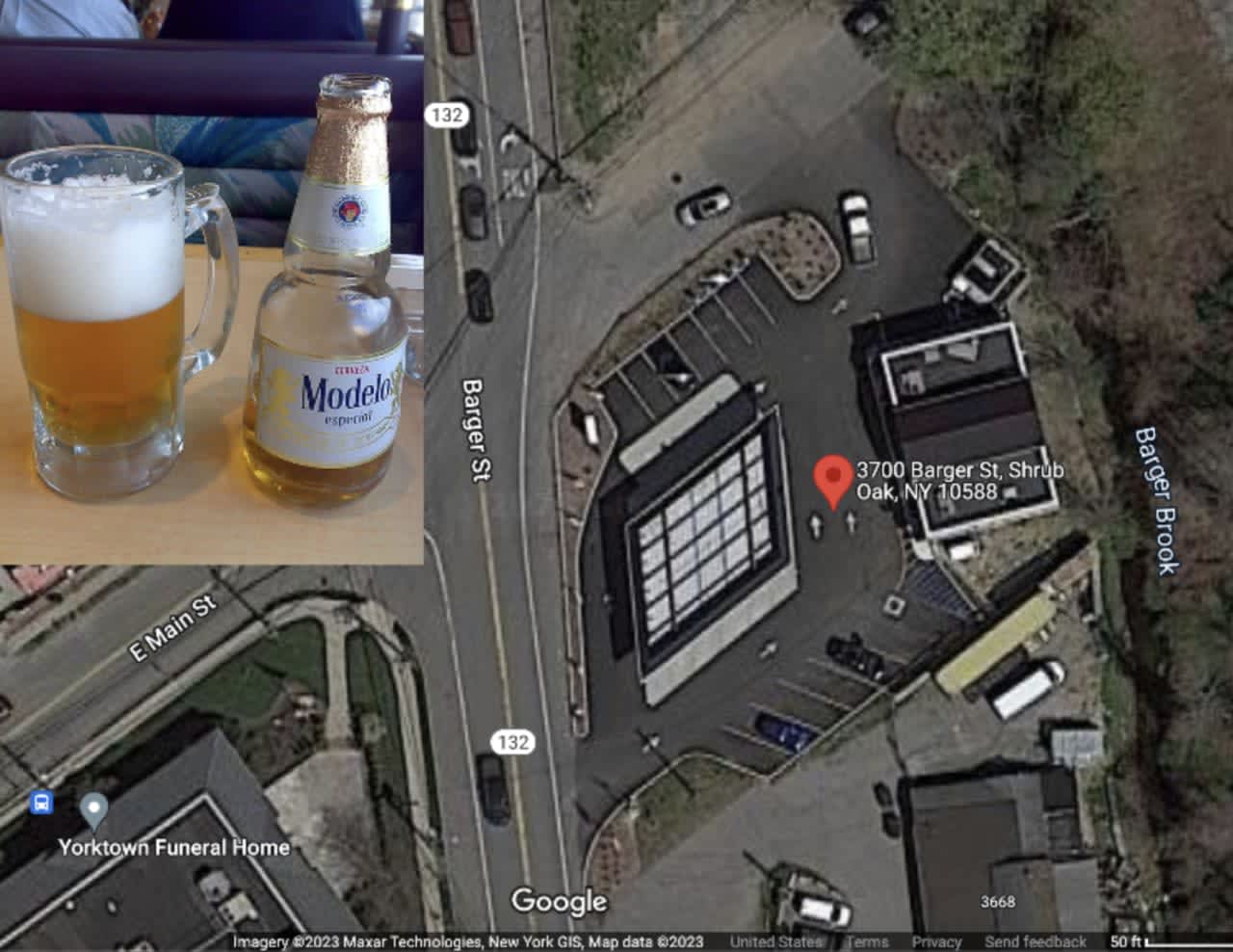 The suspect stole Modelo beer from Coco Farms in Yorktown, located at 3700 Barger St. (Route 132).