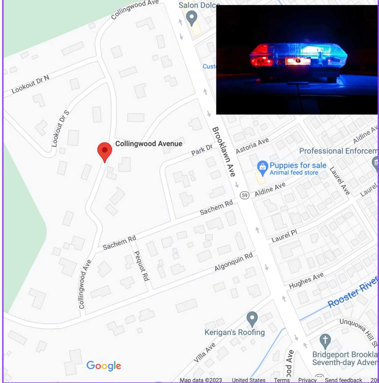 The area the man approached the girls.