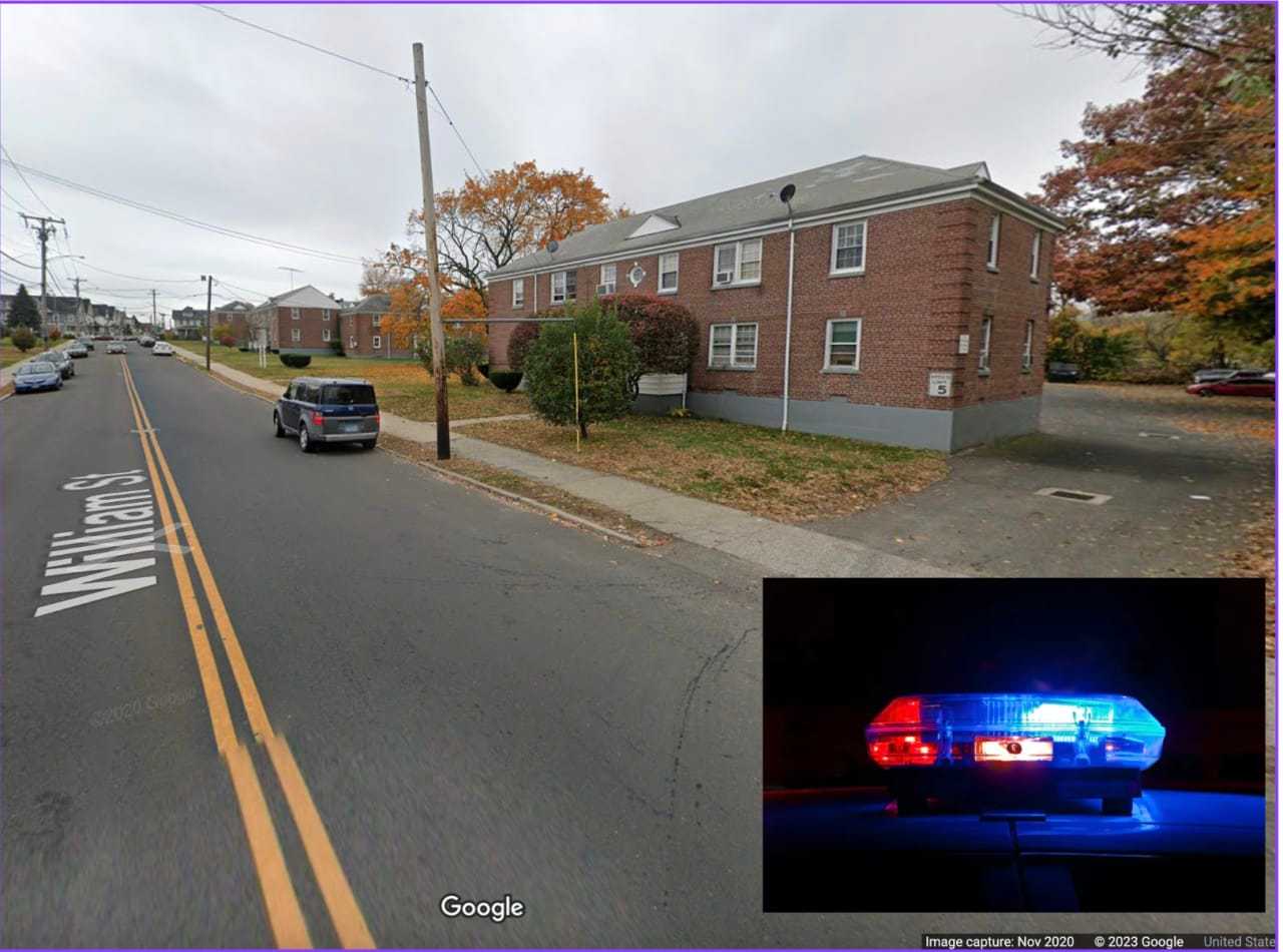 The area of the fatal shooting.