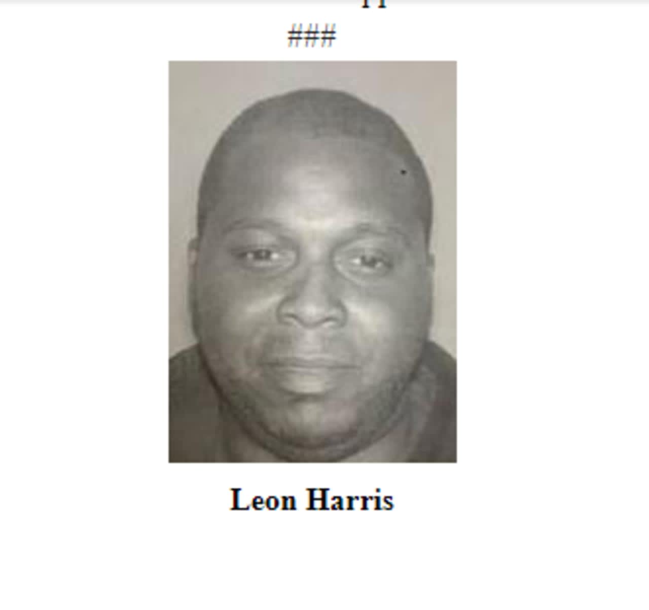 Leon Harris is wanted for assault on a Newark police officer.