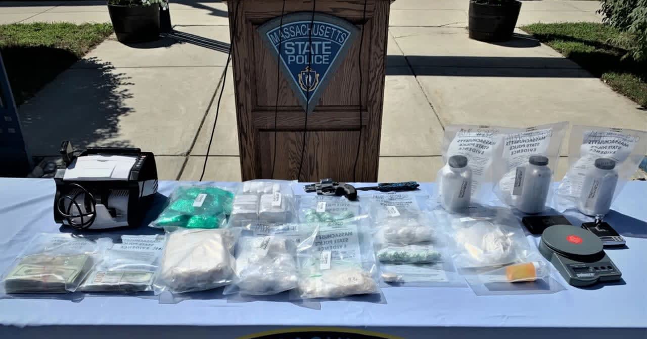 Over 48 hours police seized a mountain of drugs and arrested two "high-volume" drug dealers in a string of busts expected to help bring down the region's illegal narcotics network.