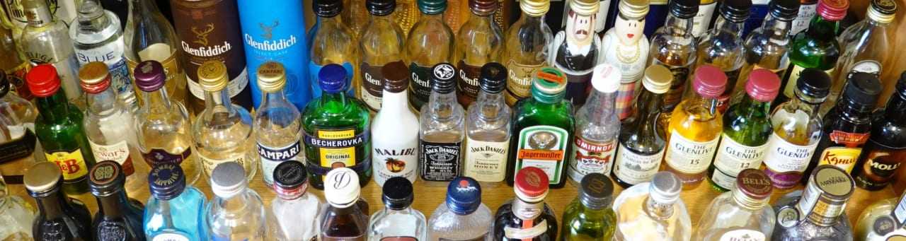 Nip liquor bottles