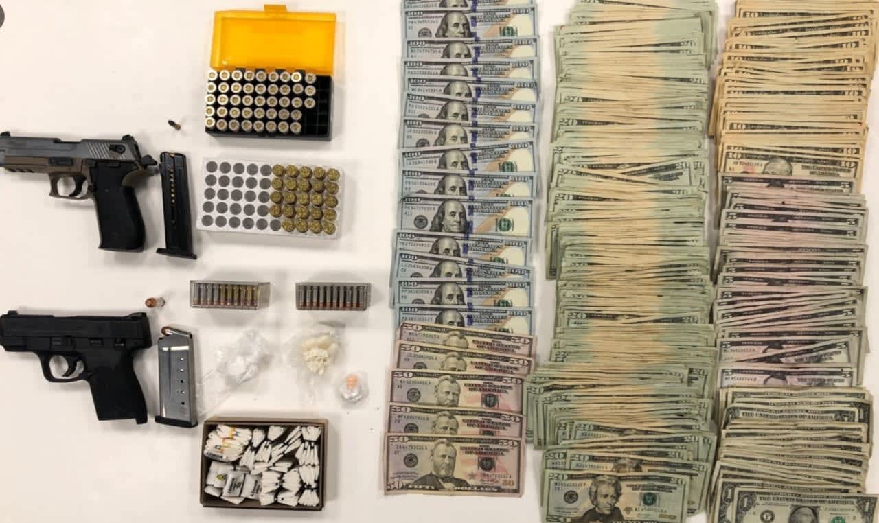 Drugs, guns, and cash confiscated by Hartford Police sometime around Nov. 23