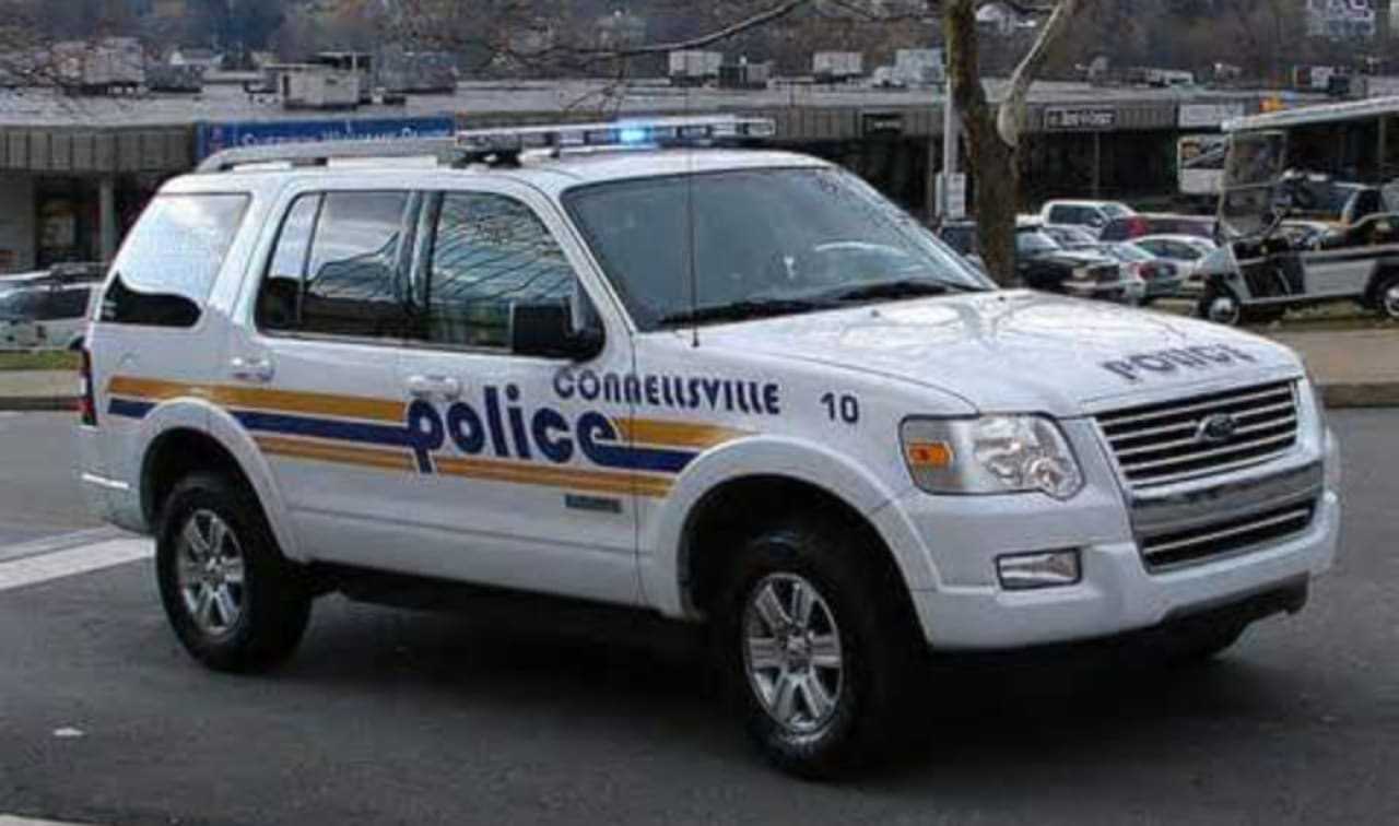Connellsville police vehicle