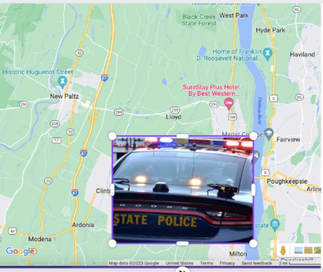 I-87 in New Paltz.