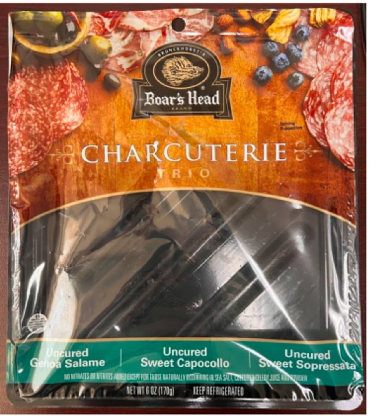 One of the recalled products: Boar’s Head charcutuerie trio.