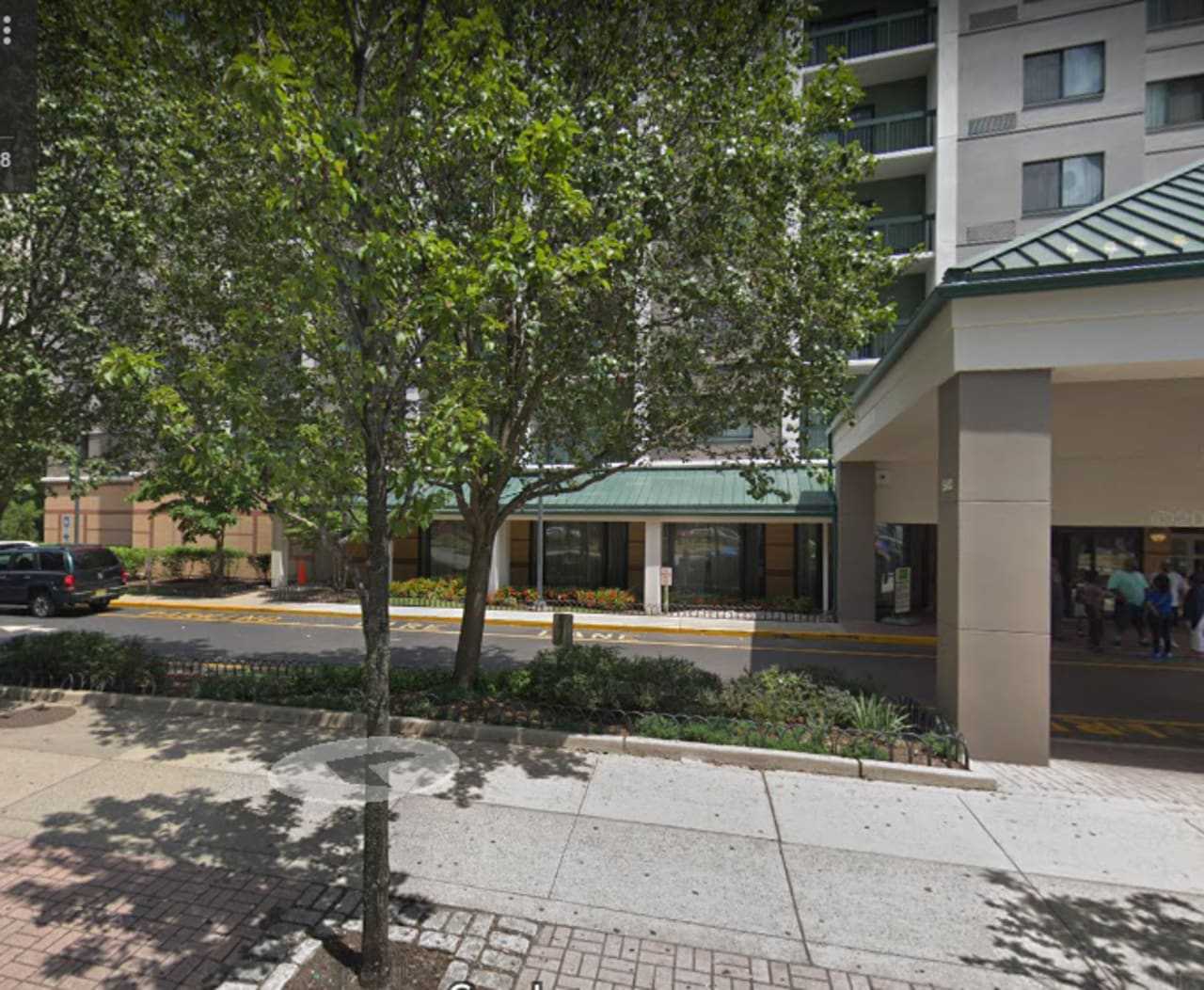 A 21-year-old Jersey City woman told police she was sexually assaulted at a Courtyard by Marriott in the city Saturday.