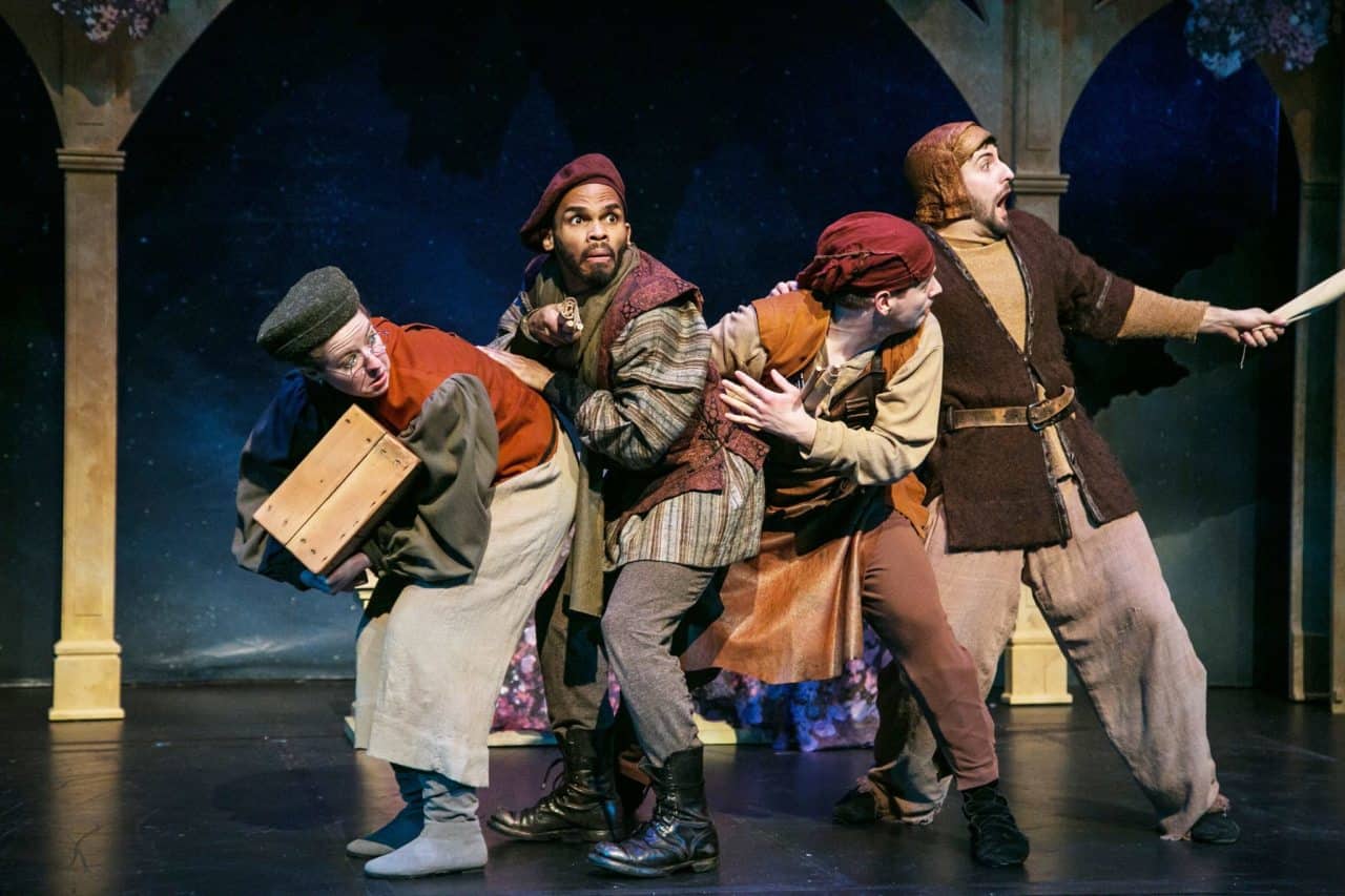 Members of the Shakespeare Theatre of New Jersey's traveling ensemble will perform "Twelfth Night" in Demarest on July 21