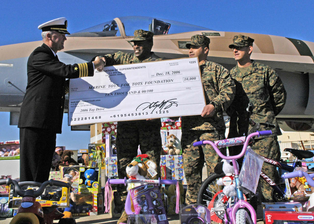 Bloomingdale has enlisted in the U.S. Marine Corps' "Toys for Tots" program.