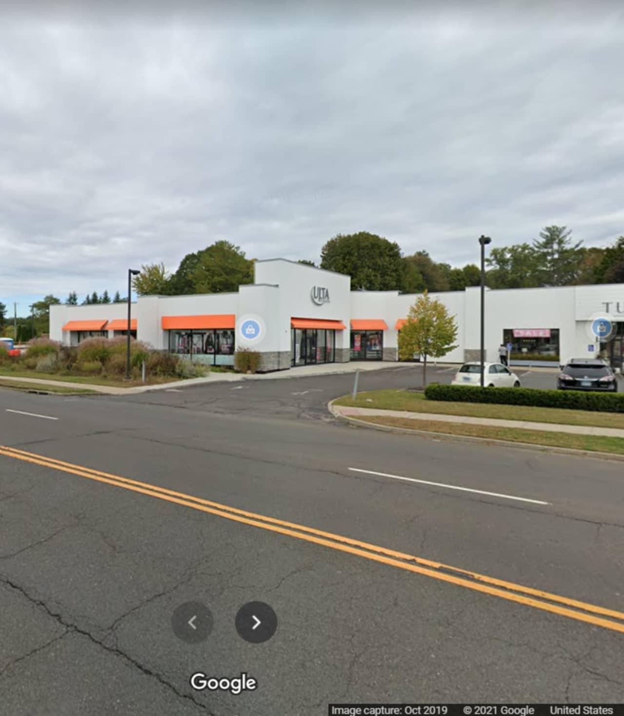 Westport Police said officers responded to a report of shoplifting just before 7 p.m. on Aug. 13, 2020 at the Ulta Beauty located at 1365 Post Road East.