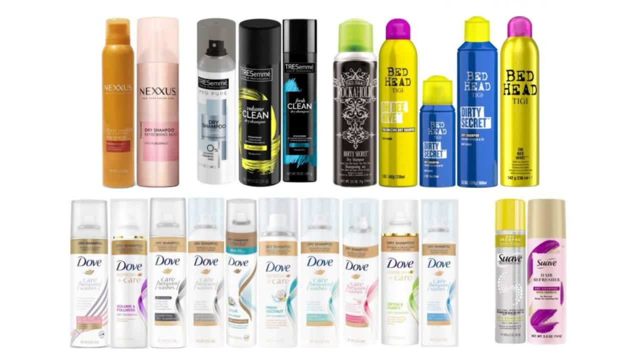 Many dry shampoo products are being recalled for containing high levels of benzene.