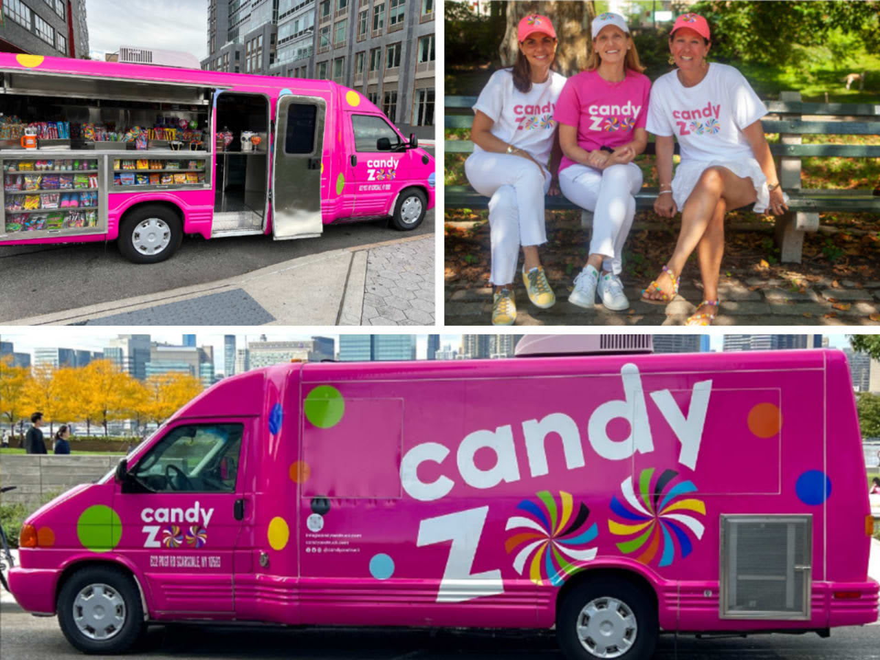 Candy Zoo, started by Karen Benett, Jennifer Rich, and Tina Plagos, brings sweets all over the tri-state area.