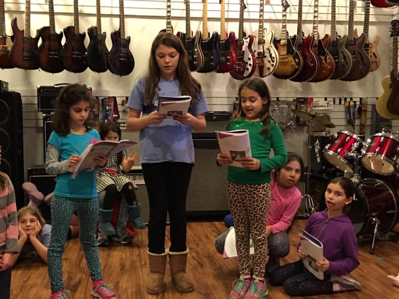 Students from Mike Risko Music school prepare for their parts in the upcoming production of "Disney Sleeping Beauty Kids," on April 7 and April 9.