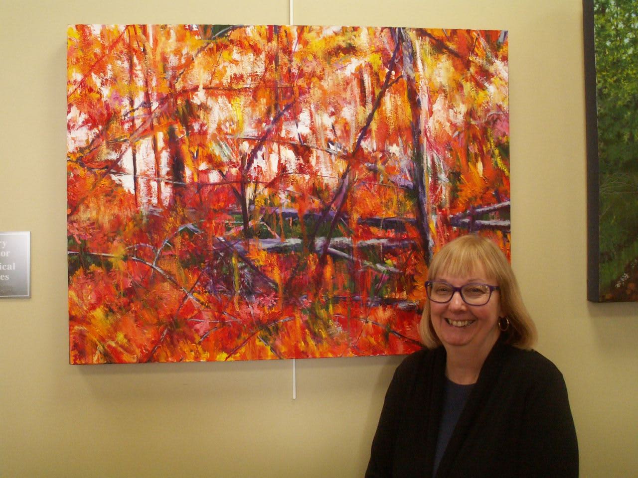 Paintings by Kathryn Morrill are on view March 6 - April 29 in the exhibit "Growing" at the Pine Gallery.