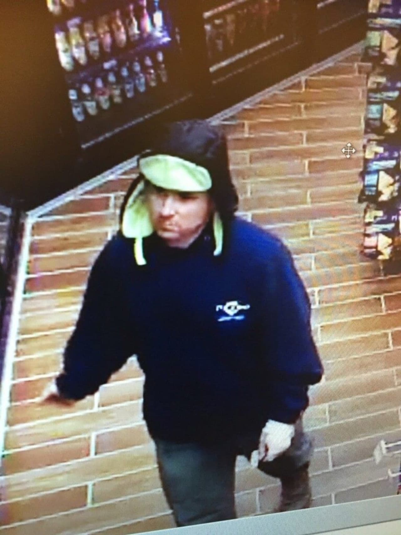 Police are looking for this man in connection with a strong-arm robbery Wednesday night at a store in Bethel.