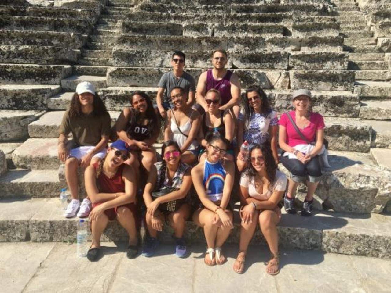 HCC students at the Sanctuary of Asklepios in Epidaurus, Greece, June 2017.