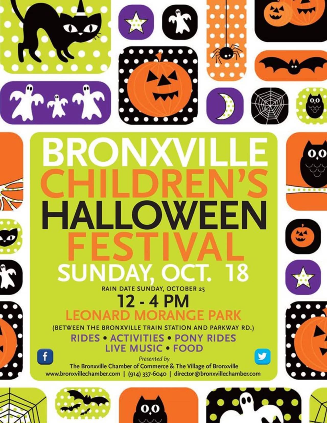 The 2015 Bronxville Children's Halloween Festival takes place Oct. 18. 