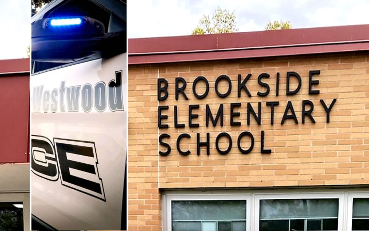 Westwood police are investigating the discovery of a swastika at the Brookside Elementary School in Westwood.