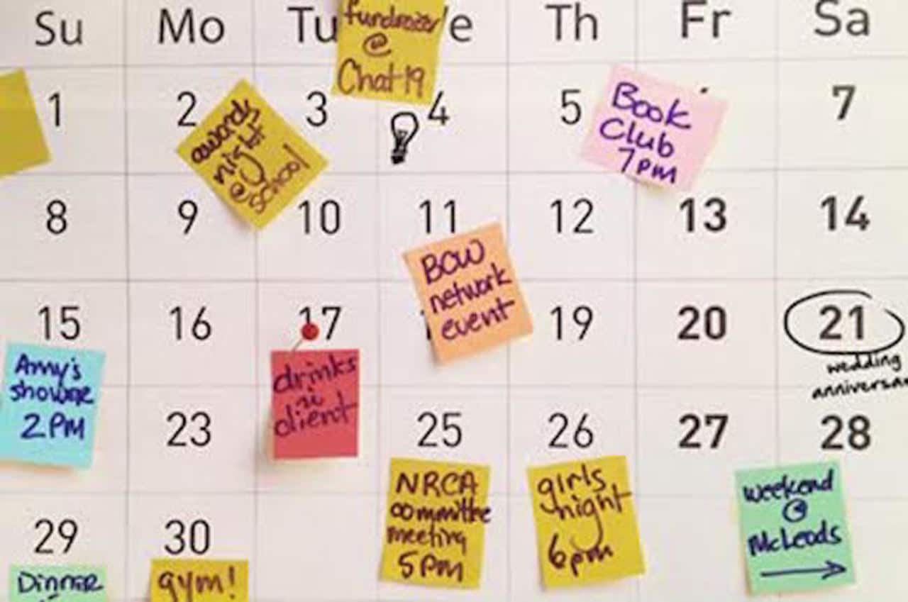 Don't delay starting a lifestyle change with your diet because of a busy calendar