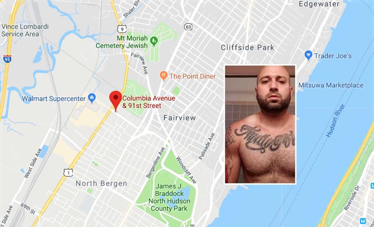 Campana was taken into custody at 91st Street and Columbia Avenue in North Bergen.