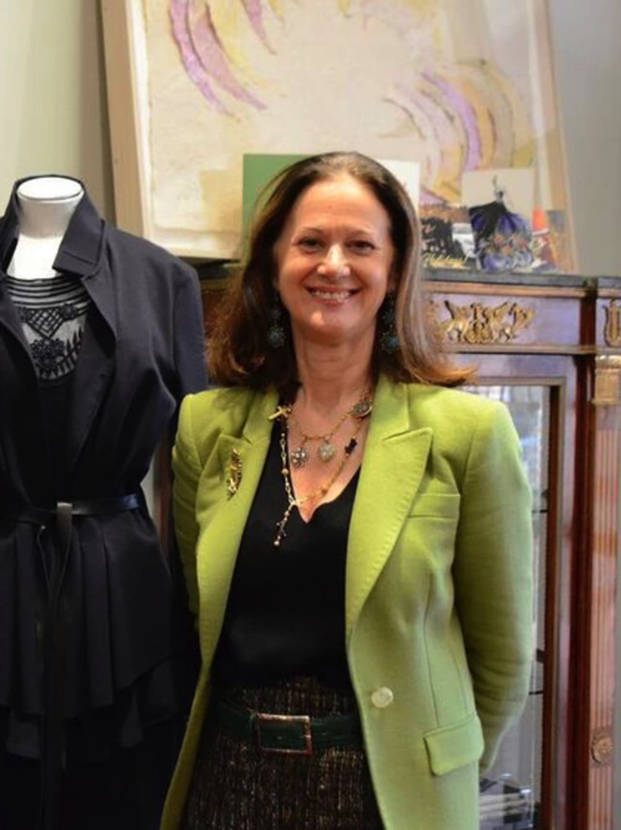 Bedford resident Diane Roth, owner of L’Armoire in New Canaan.