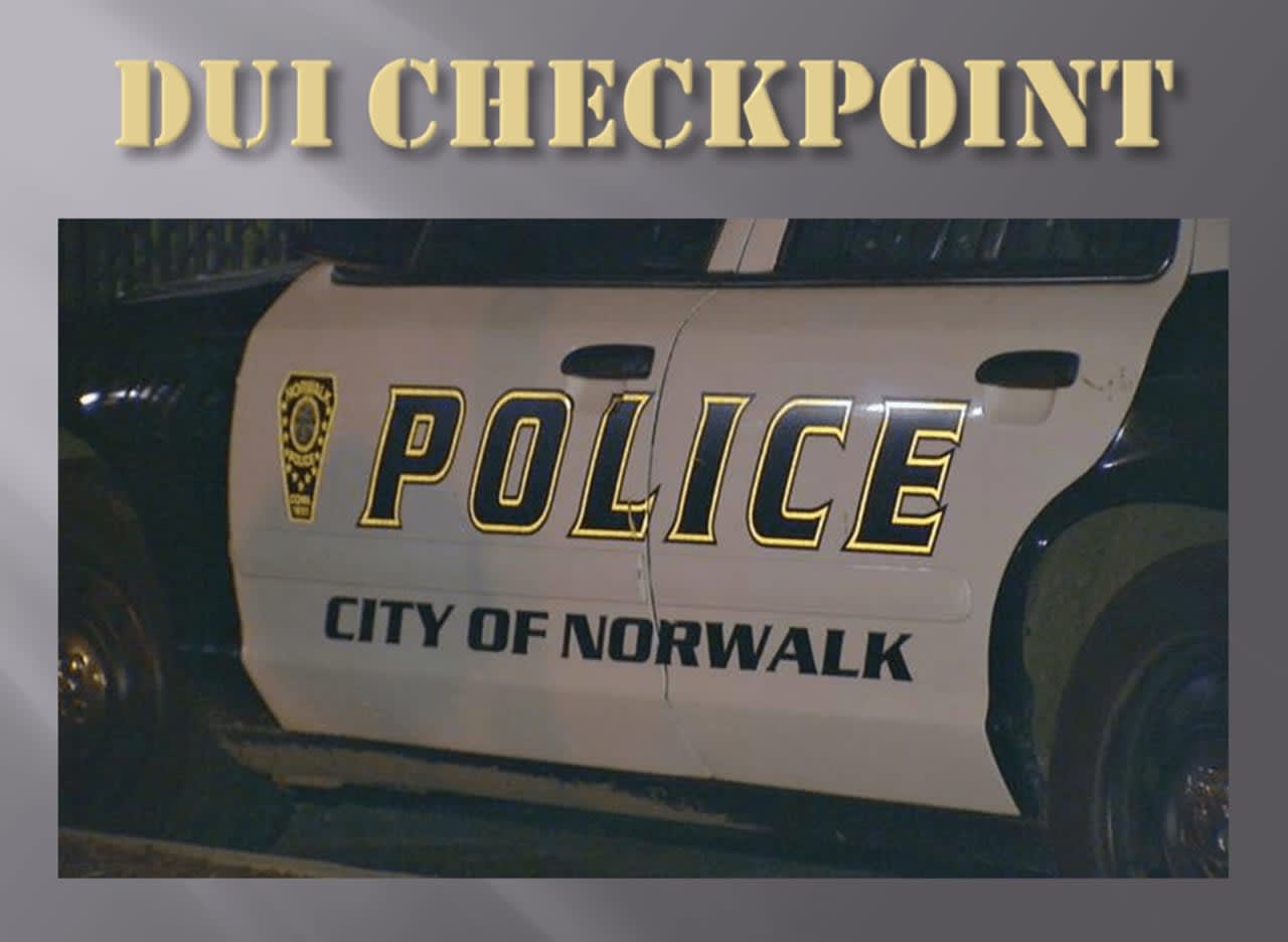 Norwalk Police will hold a DUI checkpoint on Wednesday night