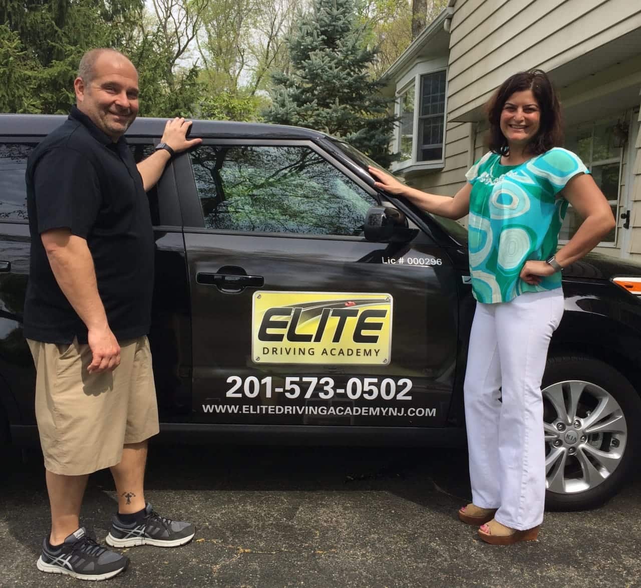 Stacey and Matthew Rennie of Elite Driving  Academy in Woodcliff Lake.