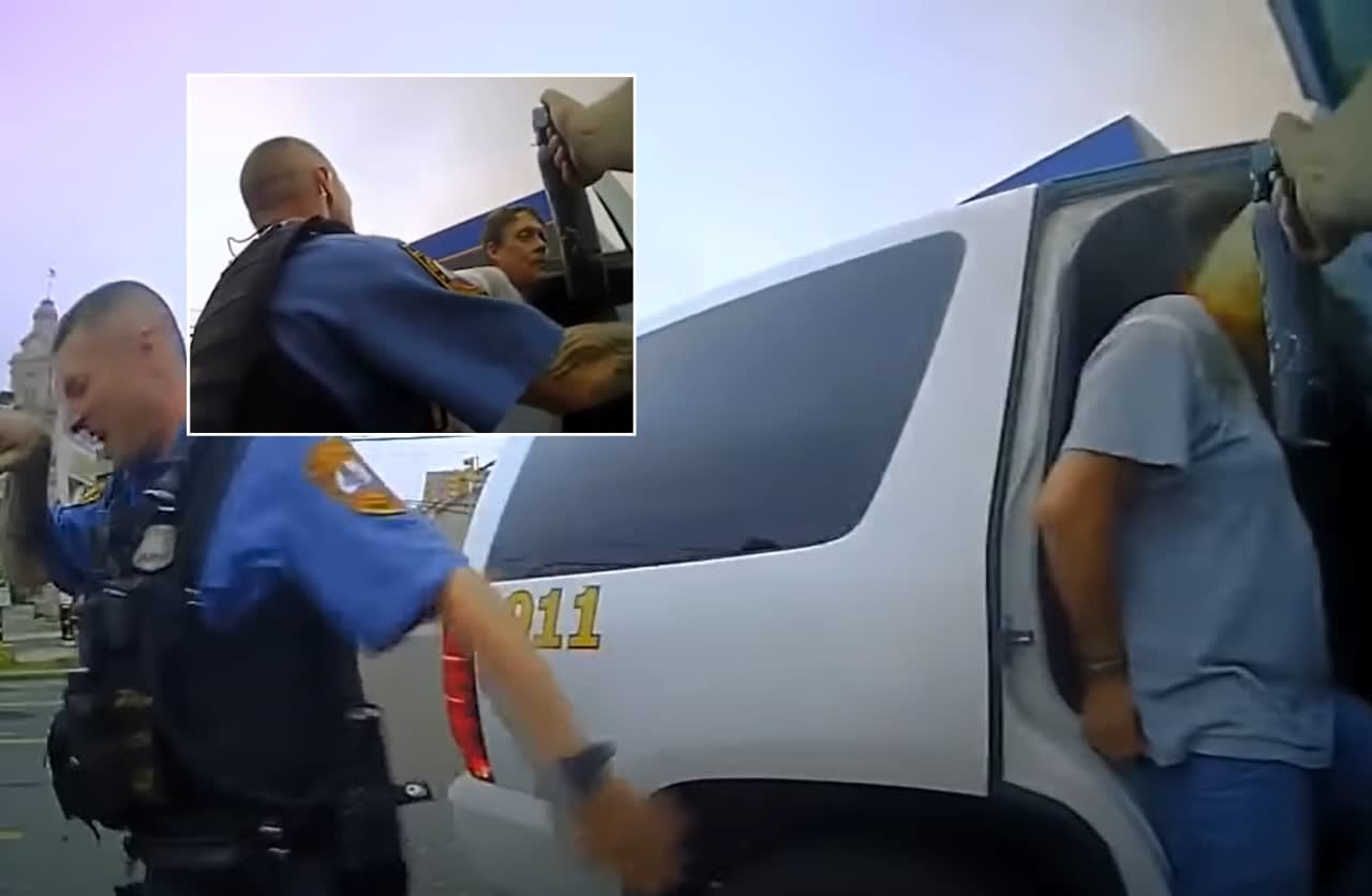 Screen grabs from Grier's bodycam footage.