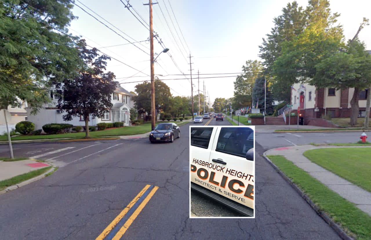Police said the unaccompanied child was found at the corner of Jefferson Avenue and Terrace Avenue in  Hasbrouck Heights.