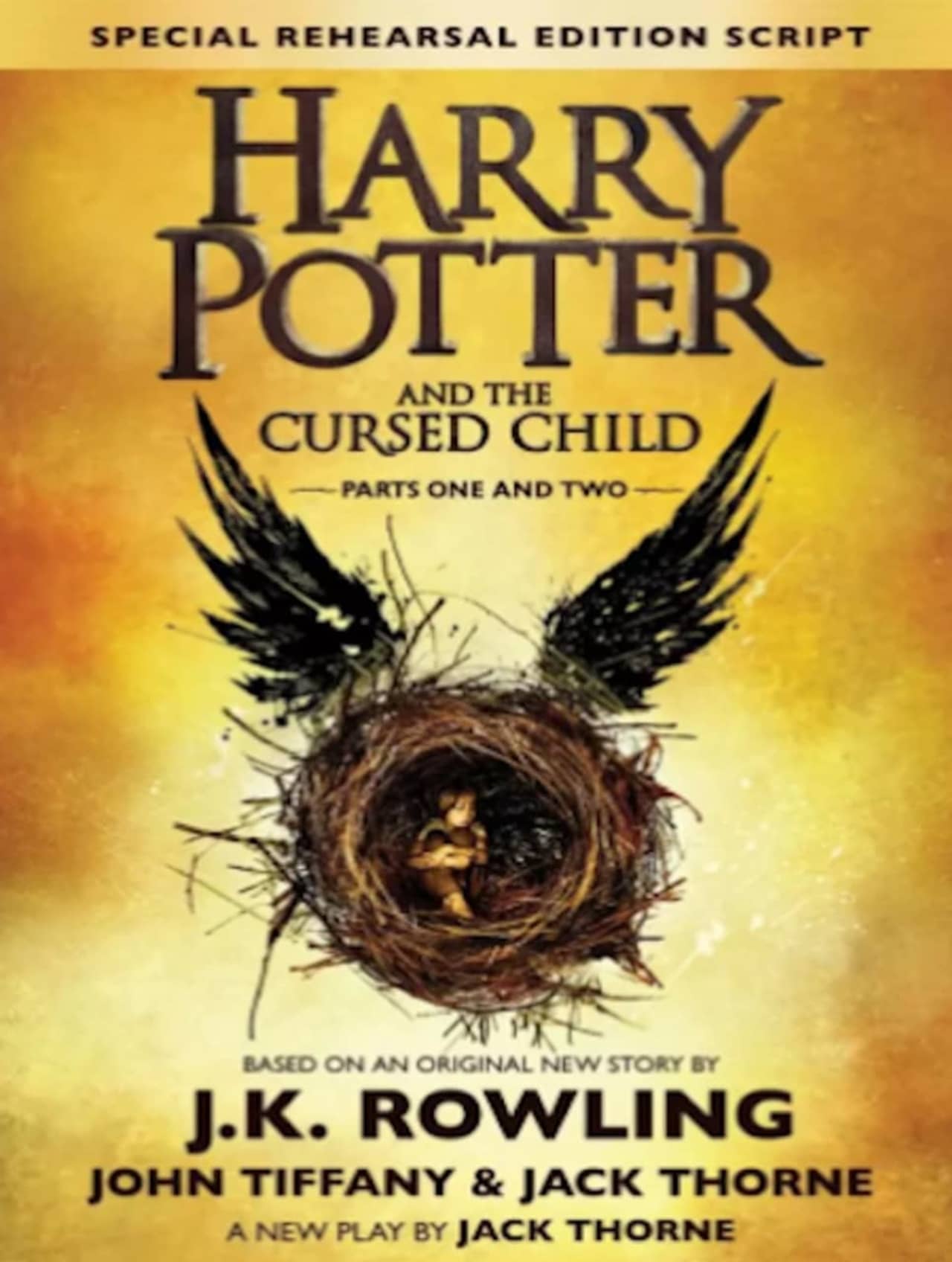 The book "Harry Potter and the Cursed Child" is a special-edition script of the play by the same name, which will open on June 30, a day before the book is released.