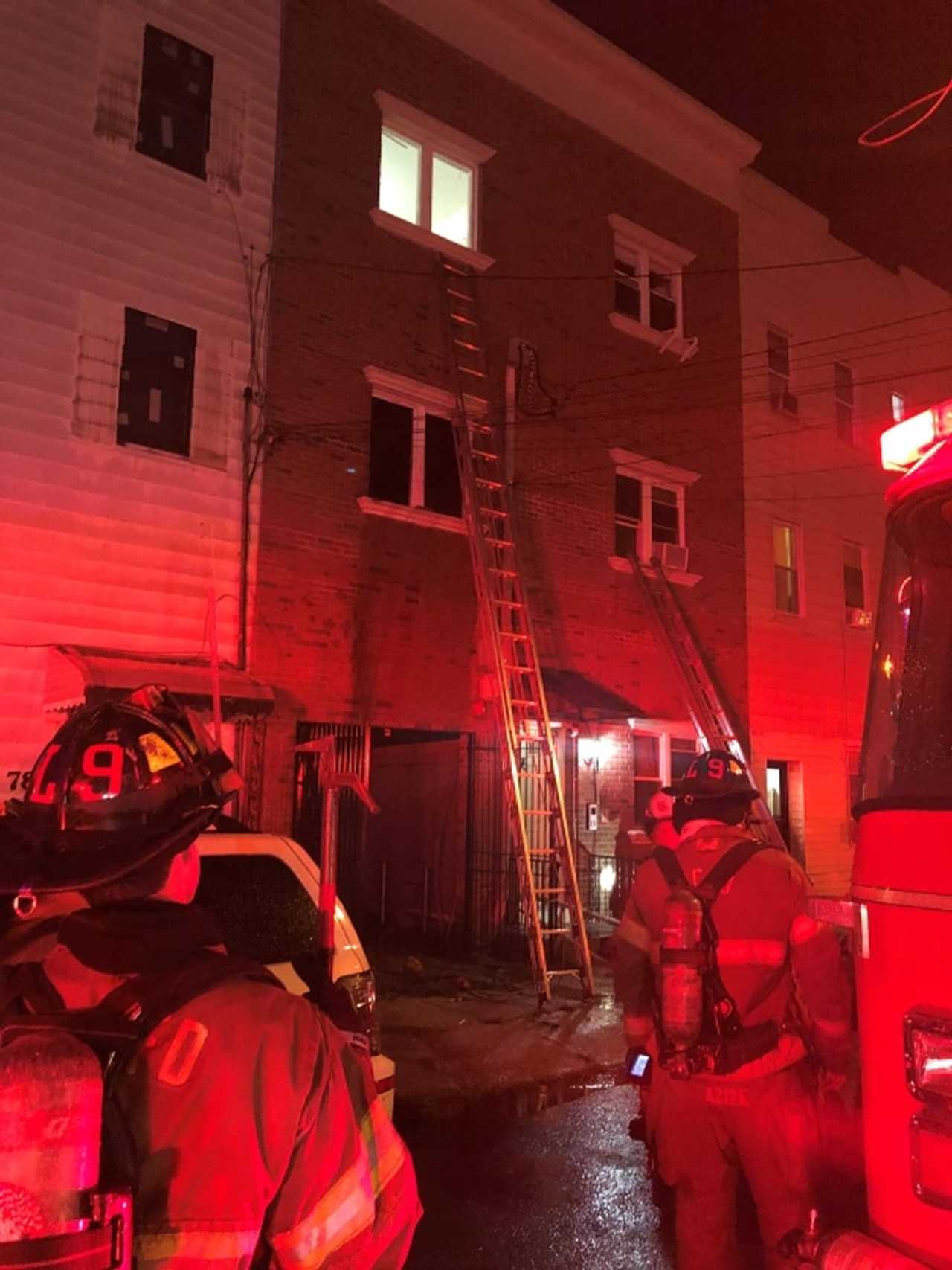 Jersey City Firefighters Rescue Woman Trapped In House Fire, 5 Families ...