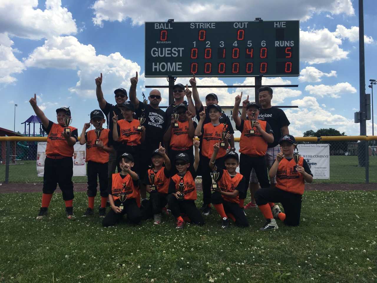 The team capped the season with a 5-0 win for the Minor League championship
