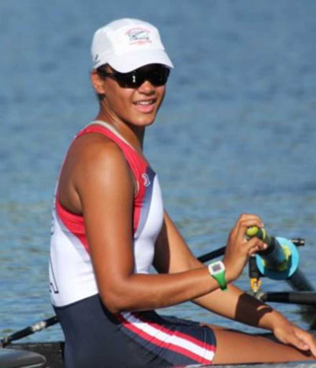 Olivia Luther of Fairfield won two gold medals with U.S. crews at the CanAmMex Regatta.