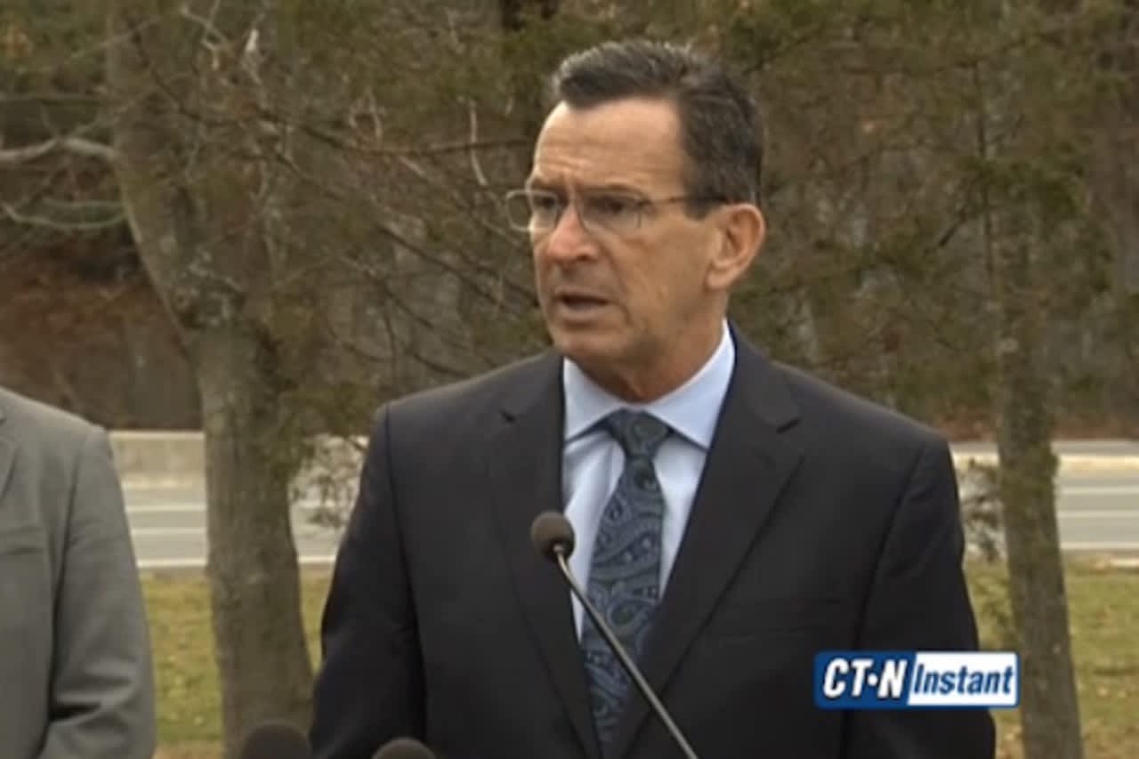 Gov. Dannel P. Malloy cancelled a visit to Wilton on Thursday.