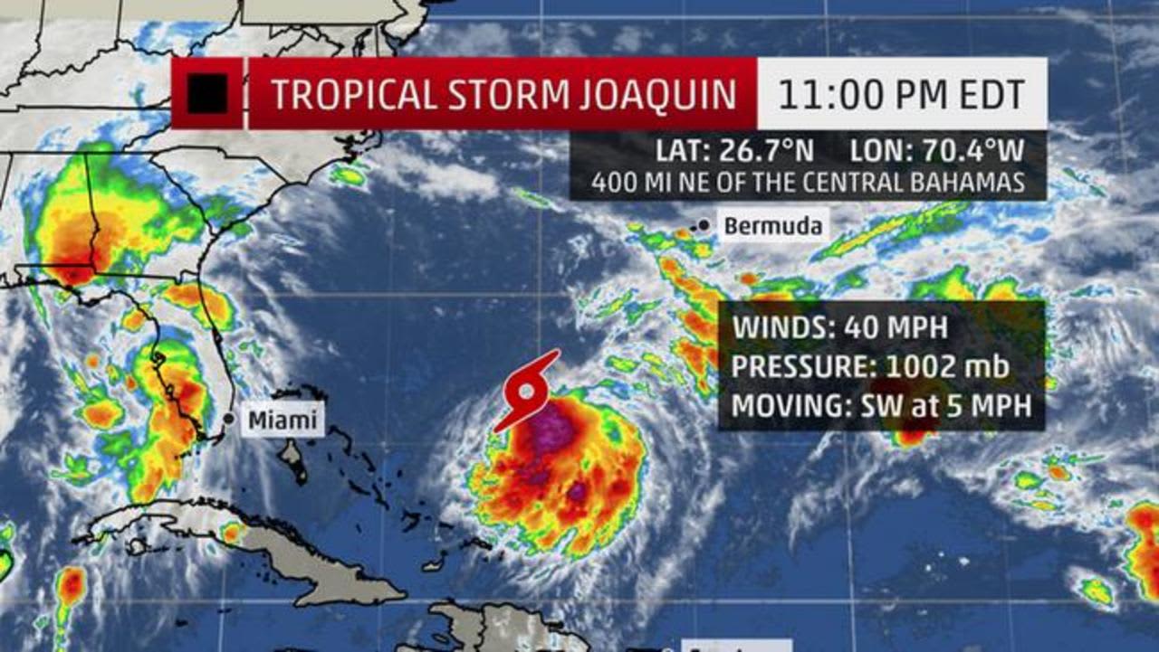 Forecasters say Tropical Storm Joaquin could strike the Northeast later this week.