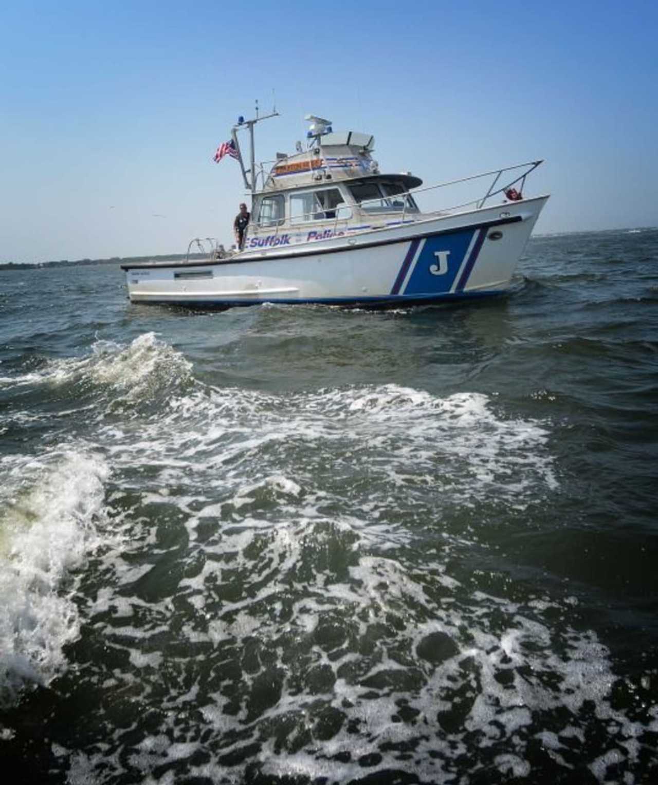 Suffolk County Police Marine Unit rescuers searched for a man who was missing on his watercraft for more than two hours.