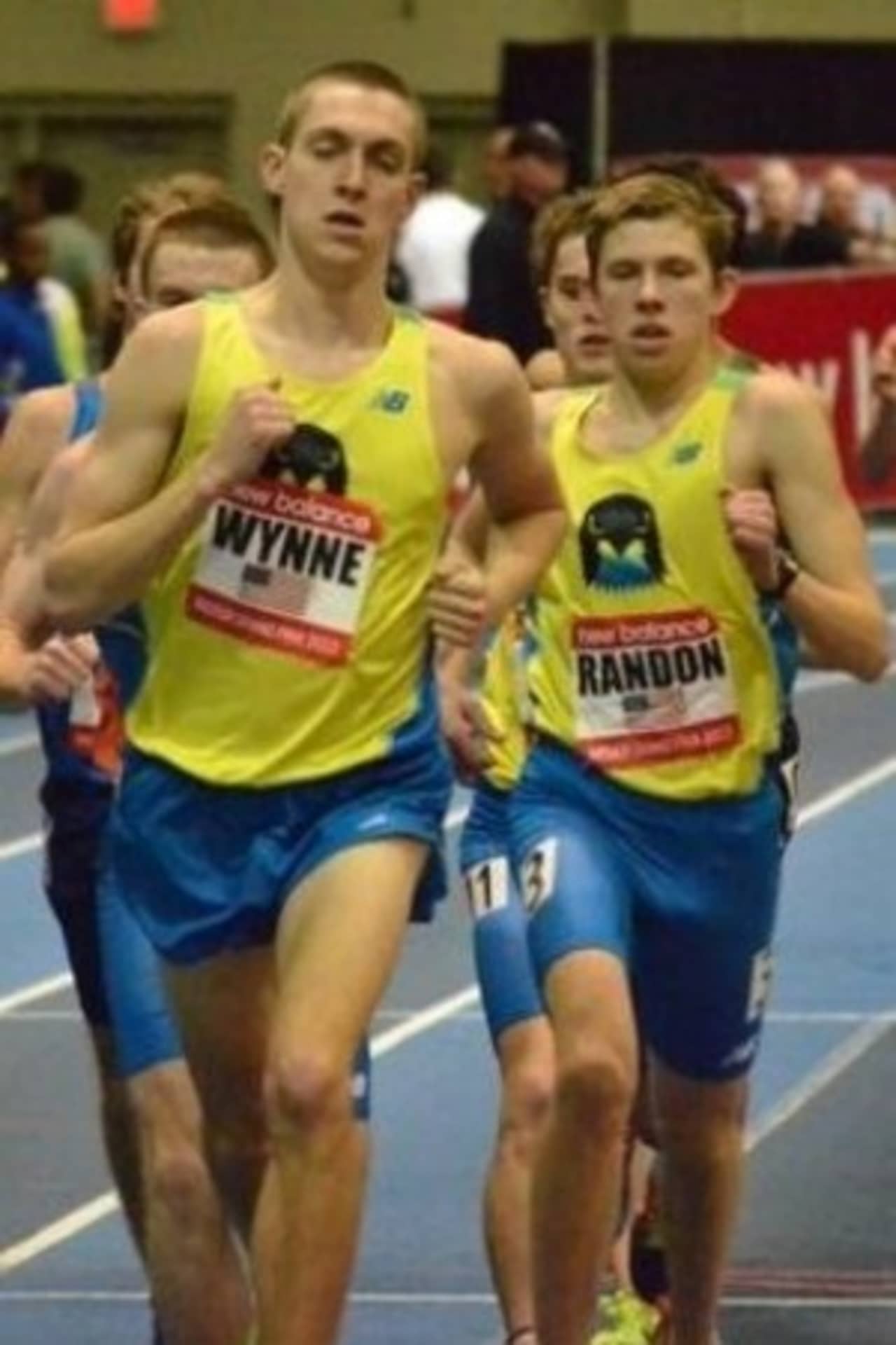 New Canaan's James Randon, right, finished second in the 2-mile run and fourth in the mile at the New Balance Outdoor Nationals over the weekend.