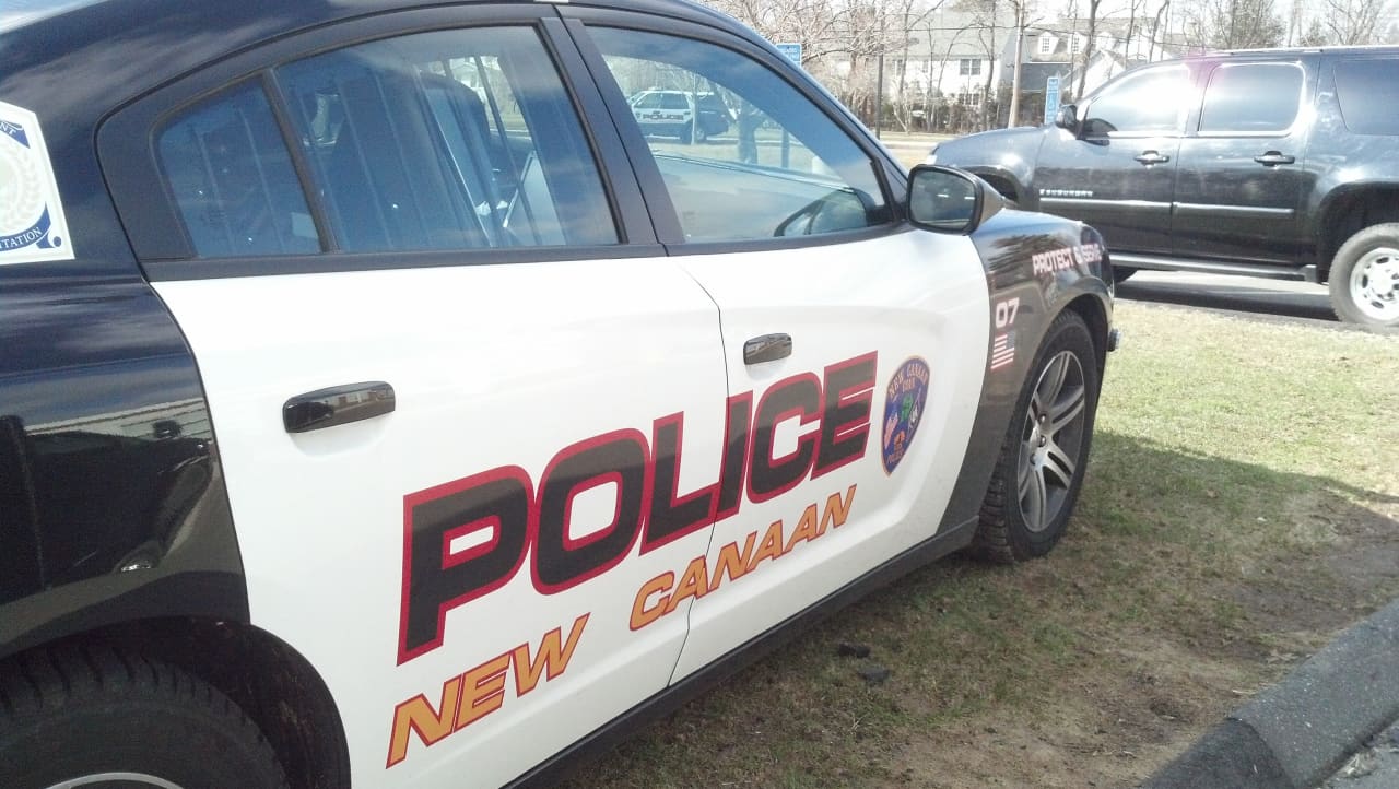 A New Canaan woman was charged with driving under the influence after police found she drove into a guardrail on Smith Ridge Road. 
