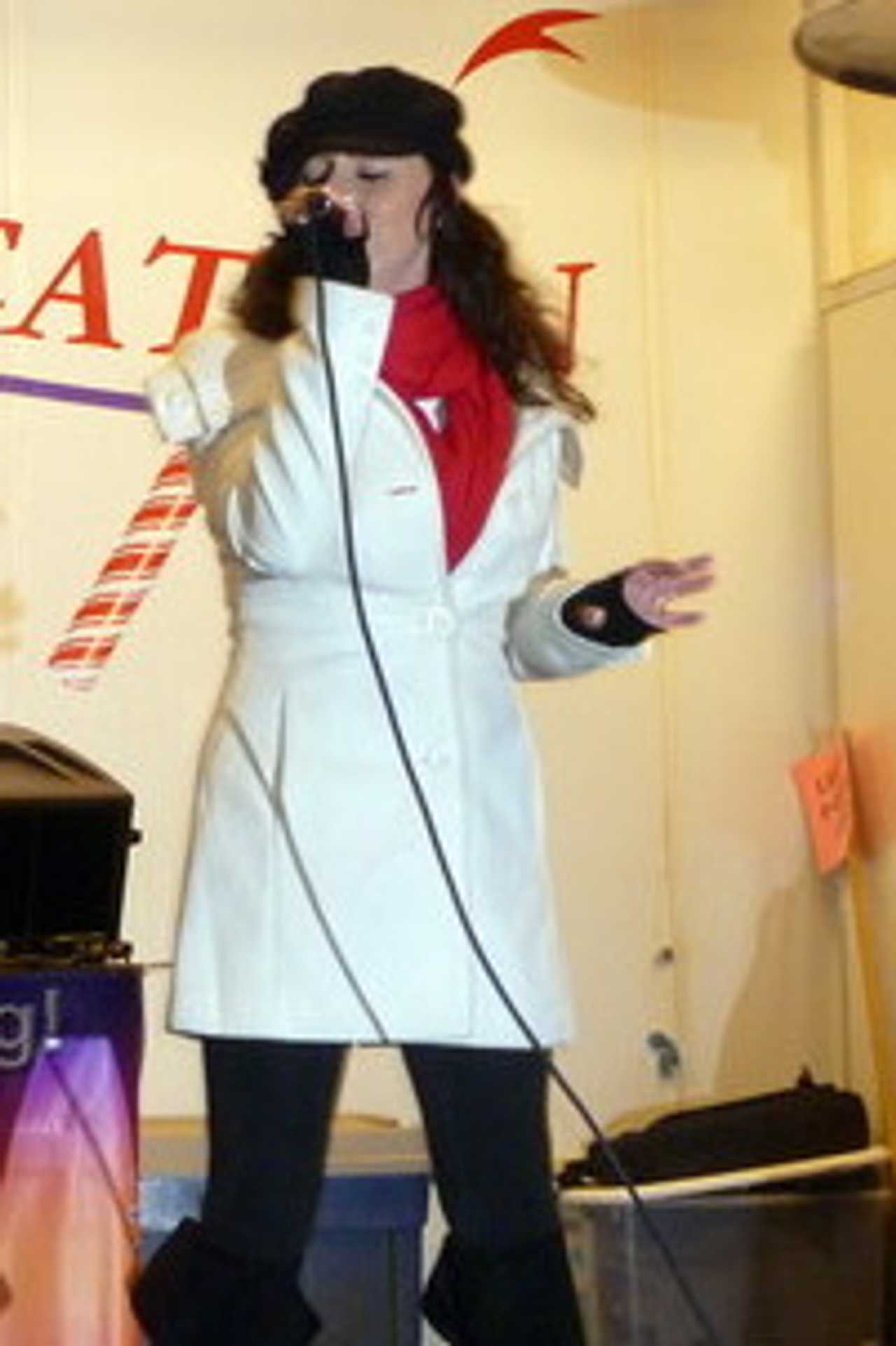 Jackie DiMaggio will perform a free show Wednesday night at Riis Park in Harrison.
