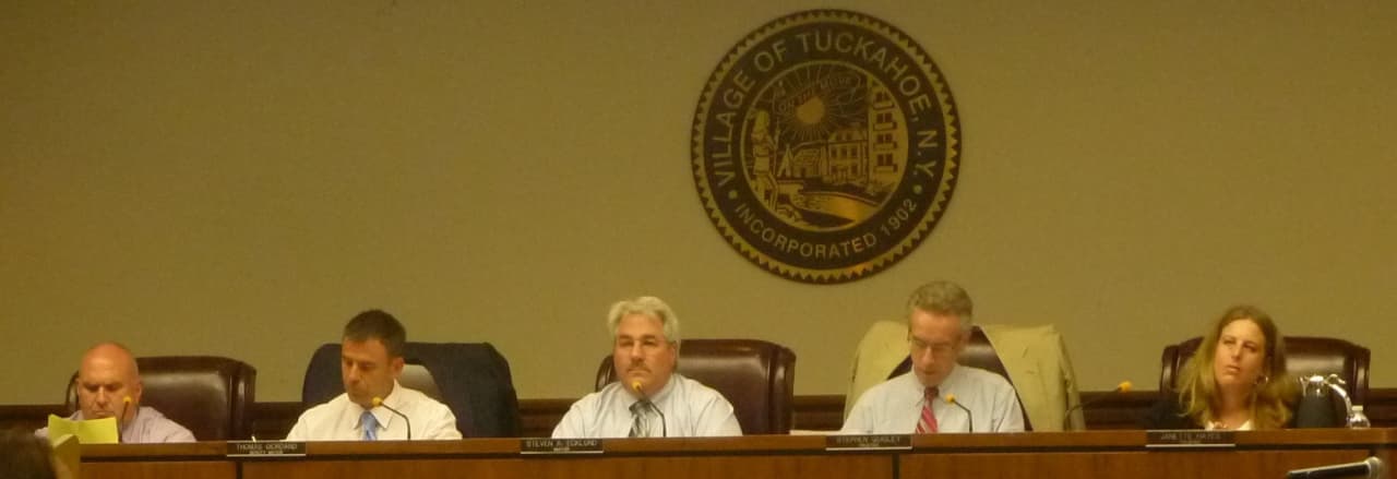 The Tuckahoe Board of Trustees voted down the proposed plastic bag ban.