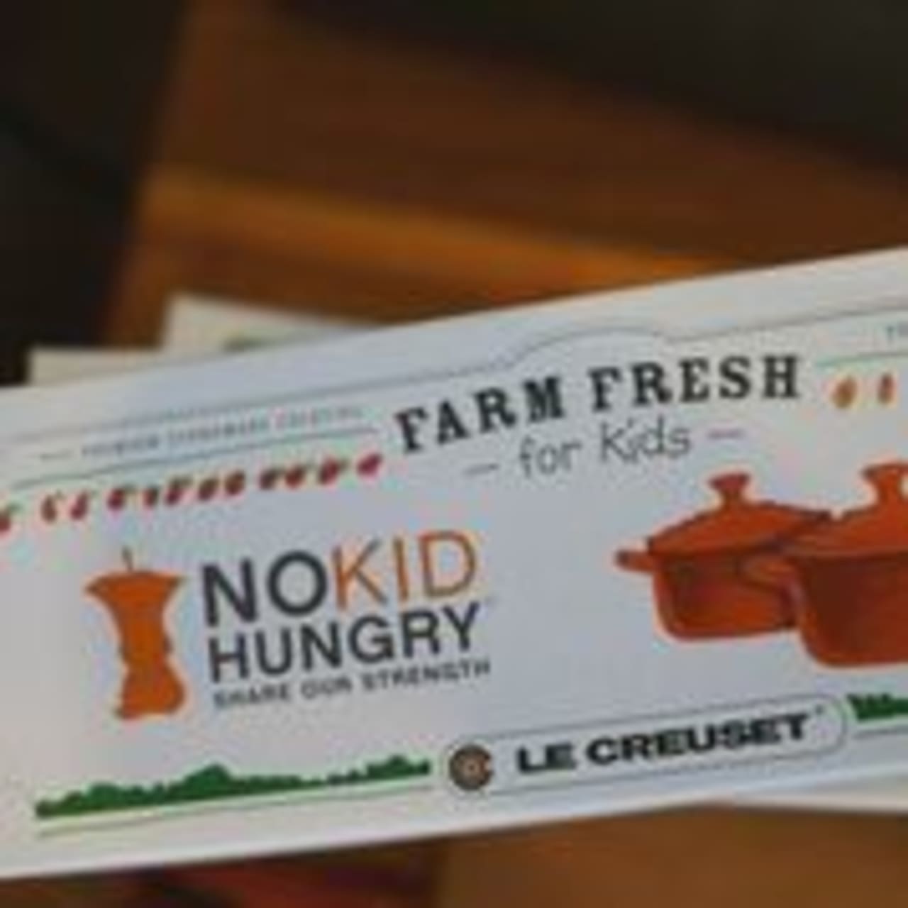 The No Kid Hungry dinner was a success.