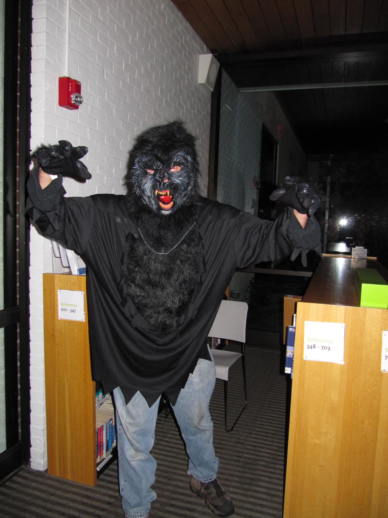 Come get scared Saturday at the haunted Wilton Library.