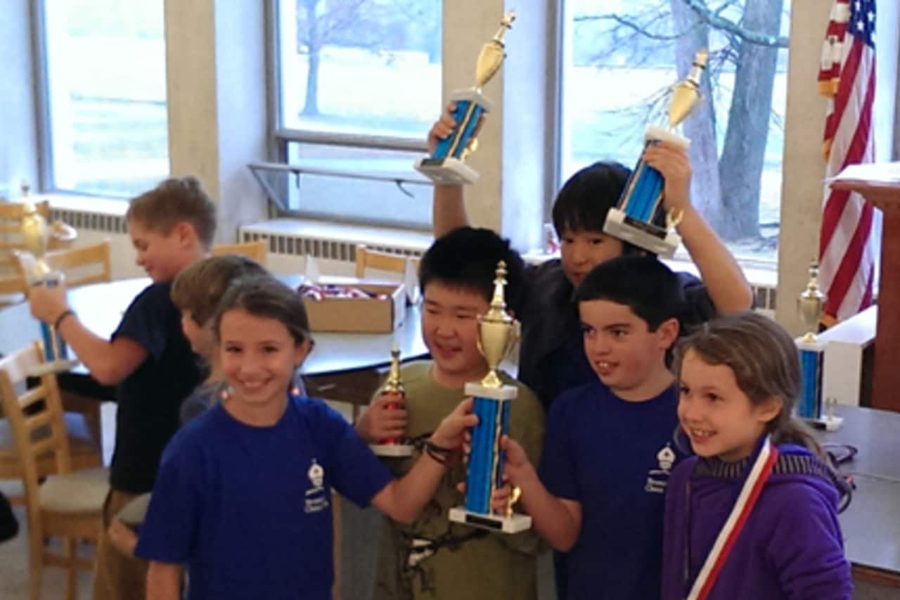 The Bronxville Chess Club sent more than 40 players to the National Schoolastic Chess Foundation's tournament at Greenwich Country Day School in November. 