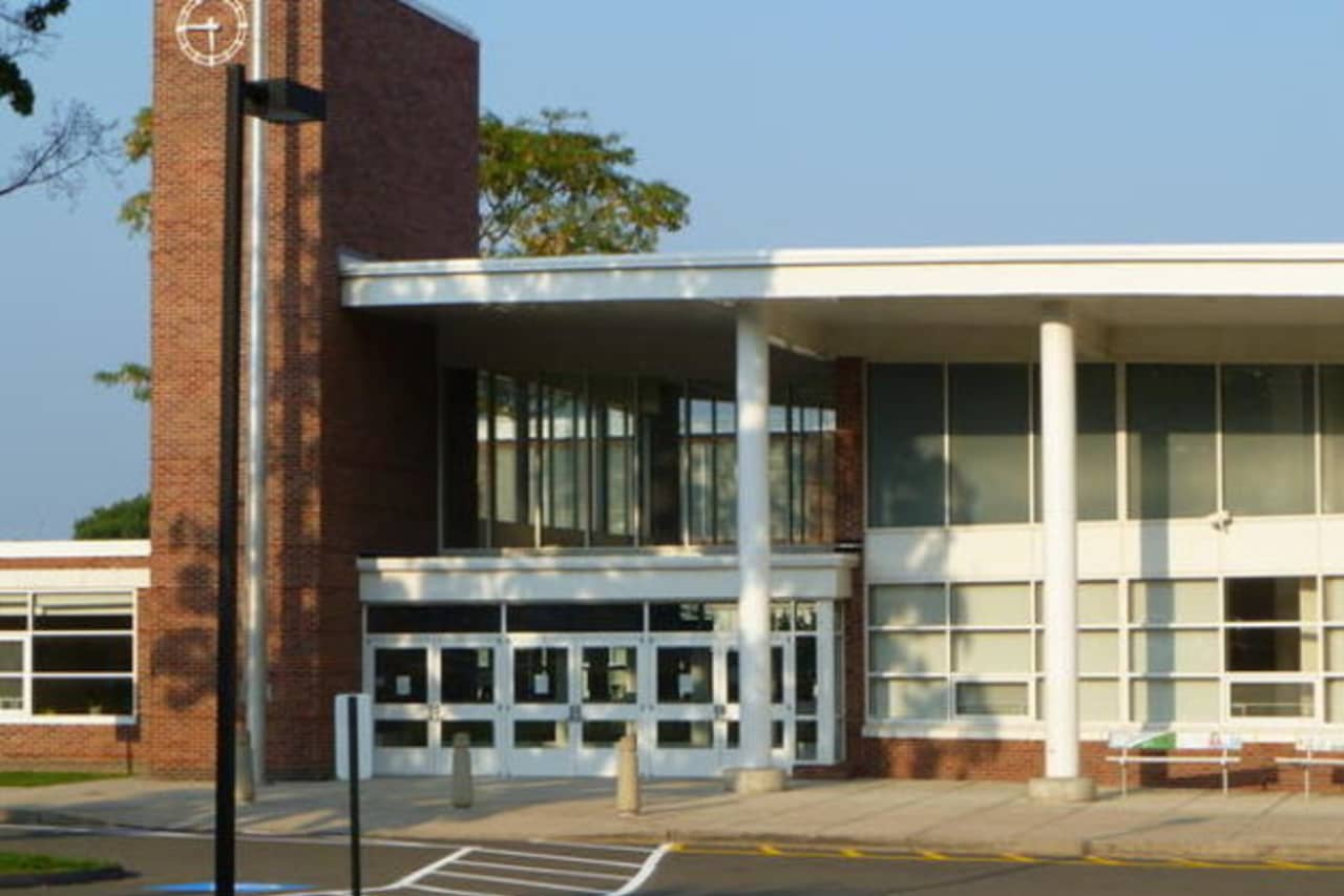 Saxe Middle School in New Canaan is a "School of Distinction," according to the state Department of Education. 
