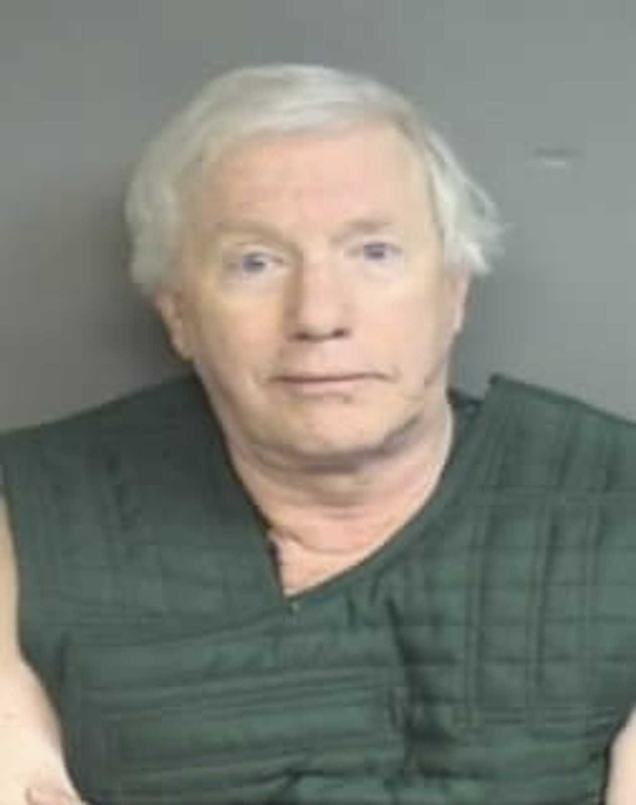 Stamford police arrested 72-year-old Michael Luecke early Wednesday after a paraprofessional witnessed him masturbating on the floor near lockers and students at Westhill High School, police said.